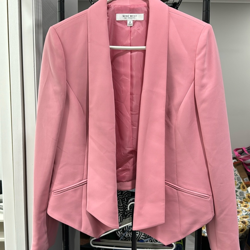 Nine West Bubblegum Pink Suit Jacket